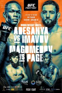 UFC Fight Night 250: Adesanya vs. Imavov CDA PL